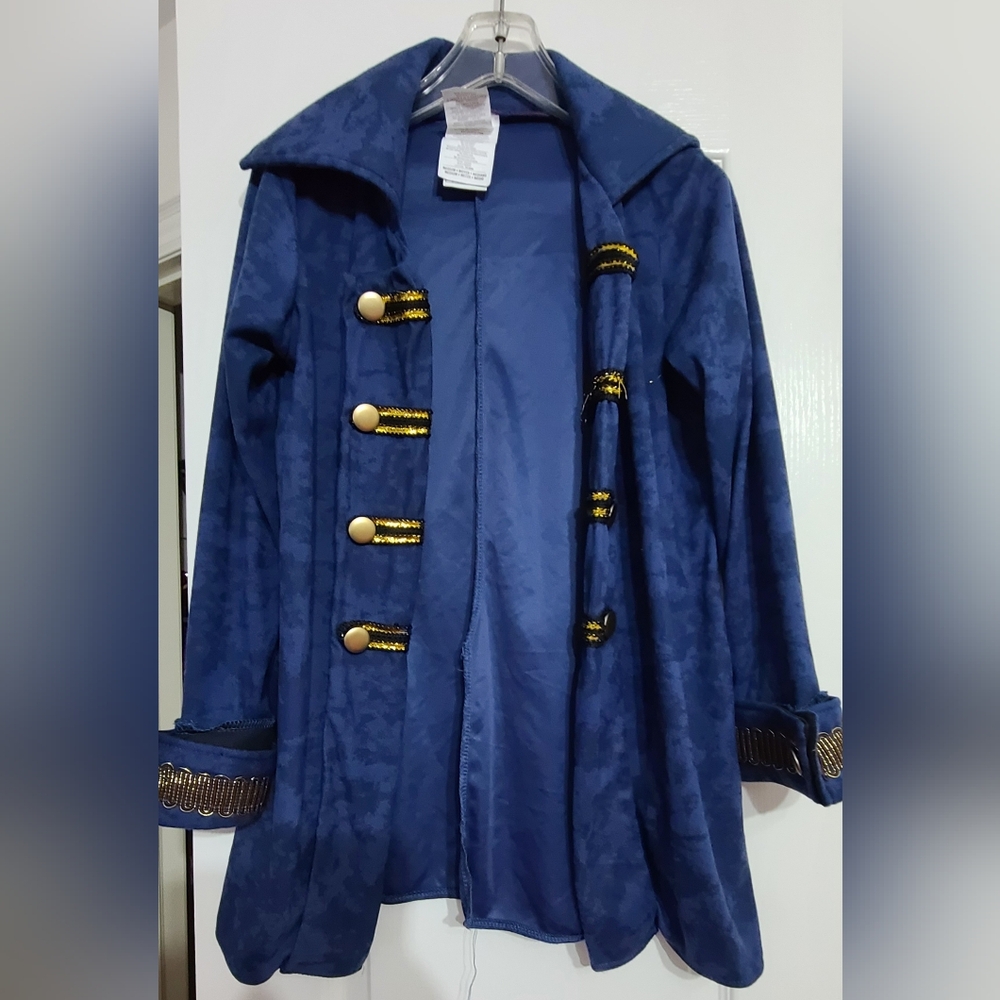 Rubie's Blue and Gold Kids Costume (Pirate) Jacket And 3 Sided Pirate Hat